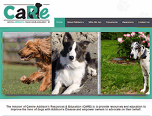 Tablet Screenshot of canineaddisons.org